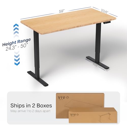 71" x 30" Electric Desk with Touch Screen Memory Controller
