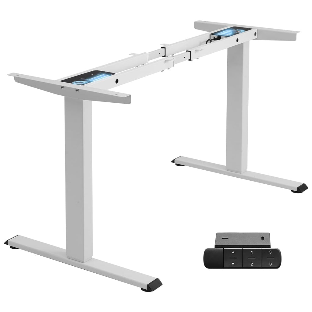 TOPSKY Dual Motor Electric Standing Desk Frame, Height Adjustable Sit Stand Base for Home Office, Fits Table Tops up to 70.8 x 31.5 Inch, 225 lb Capacity