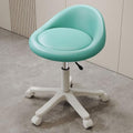 Rolling Stool - Height Adjustable Swivel Seat with Ultrasoft Wheels and PU Leather Cushion for Salon, Office, Age and Home