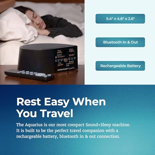 Sound+Sleep High Fidelity Sleep Sound Machine with 30 Guaranteed Non-Looping Nature Sounds