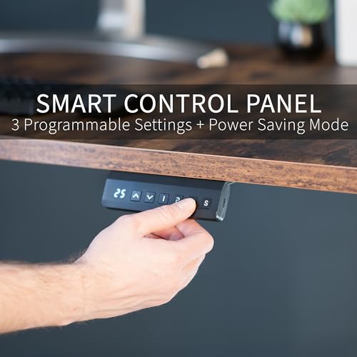71" x 30" Electric Desk with Touch Screen Memory Controller