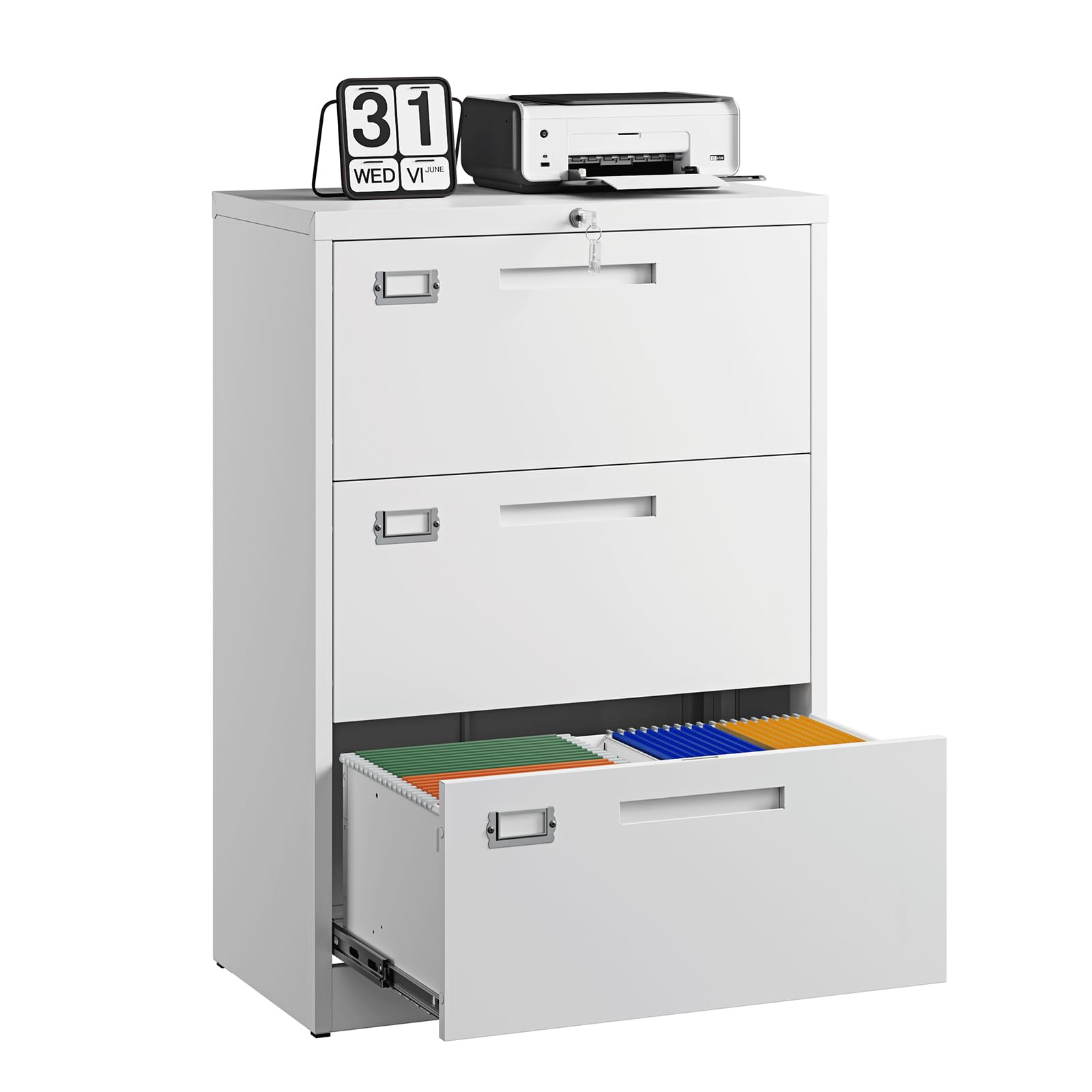 Letaya Metal Lateral File Cabinet with 2–5 Drawers