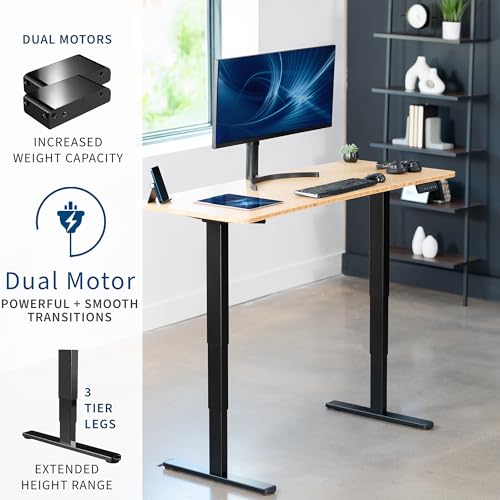 71" x 30" Electric Desk with Touch Screen Memory Controller
