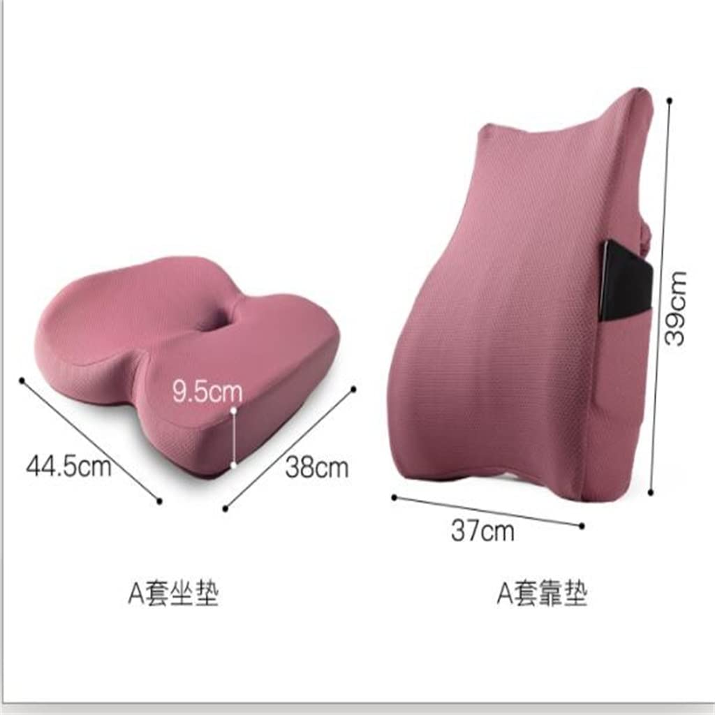 UOHLCX Cushion Office Sedentary Artifact Backrest Integrated Waist Chair Butt Pad Student
