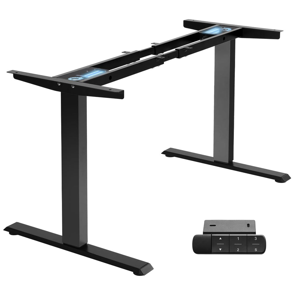 TOPSKY Dual Motor Electric Standing Desk Frame, Height Adjustable Sit Stand Base for Home Office, Fits Table Tops up to 70.8 x 31.5 Inch, 225 lb Capacity