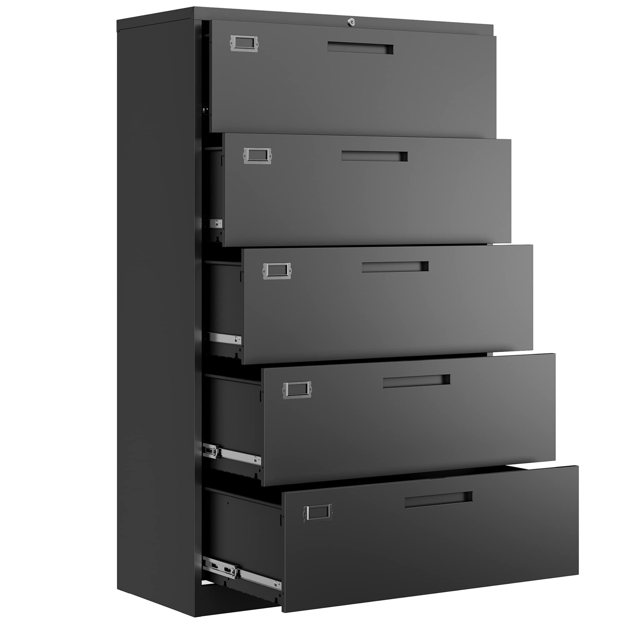 Letaya Metal Lateral File Cabinet with 2–5 Drawers
