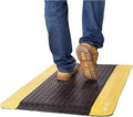 Anti Fatigue Mats Industrial 2/2.5/3 CM Thick Ergonomic Standing Floor Mat for Standing Heavy Duty Commercial Diamond Plate Border Safety Mat Support for Leg Pain