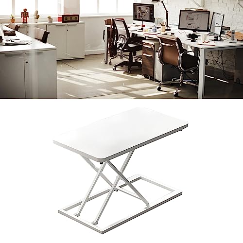 Ergonomic Height Adjustable Standing Desk Converter - Portable Sit-Stand Riser for Home Office, Compact Design for Improved Posture & Productivity, Ideal Mobile Workstation