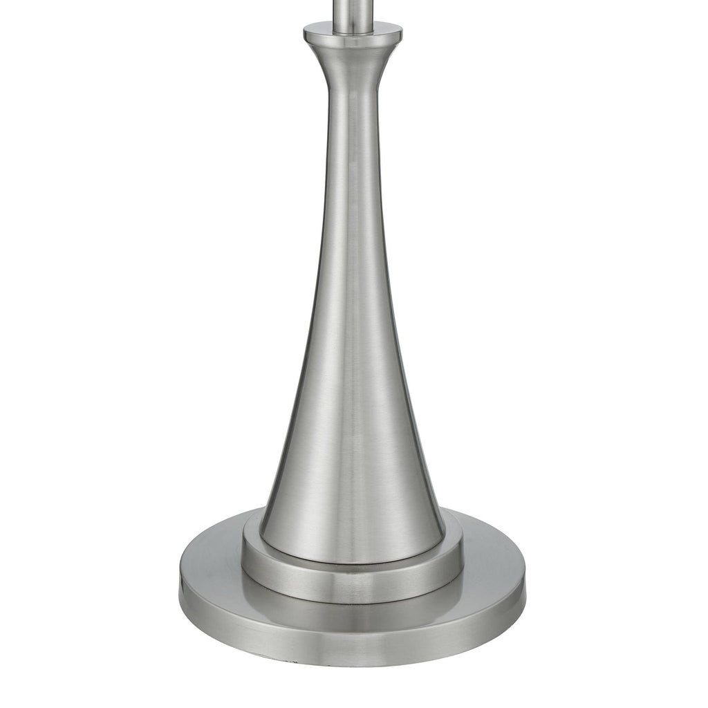 360 Lighting Karl 63 3/4" Tall Luxe Modern Brushed Nickel Floor Lamp