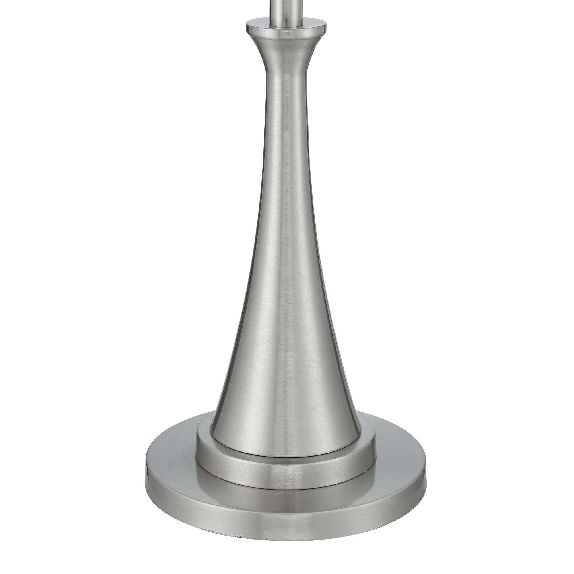 360 Lighting Karl 63 3/4" Tall Luxe Modern Brushed Nickel Floor Lamp
