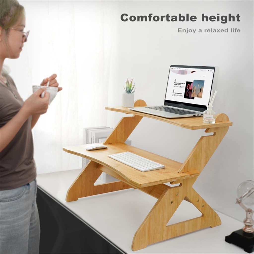 Standing Desk Converter Standing Monitor Stand Desk Convertor Riser for Monitor Adjustable Heigh