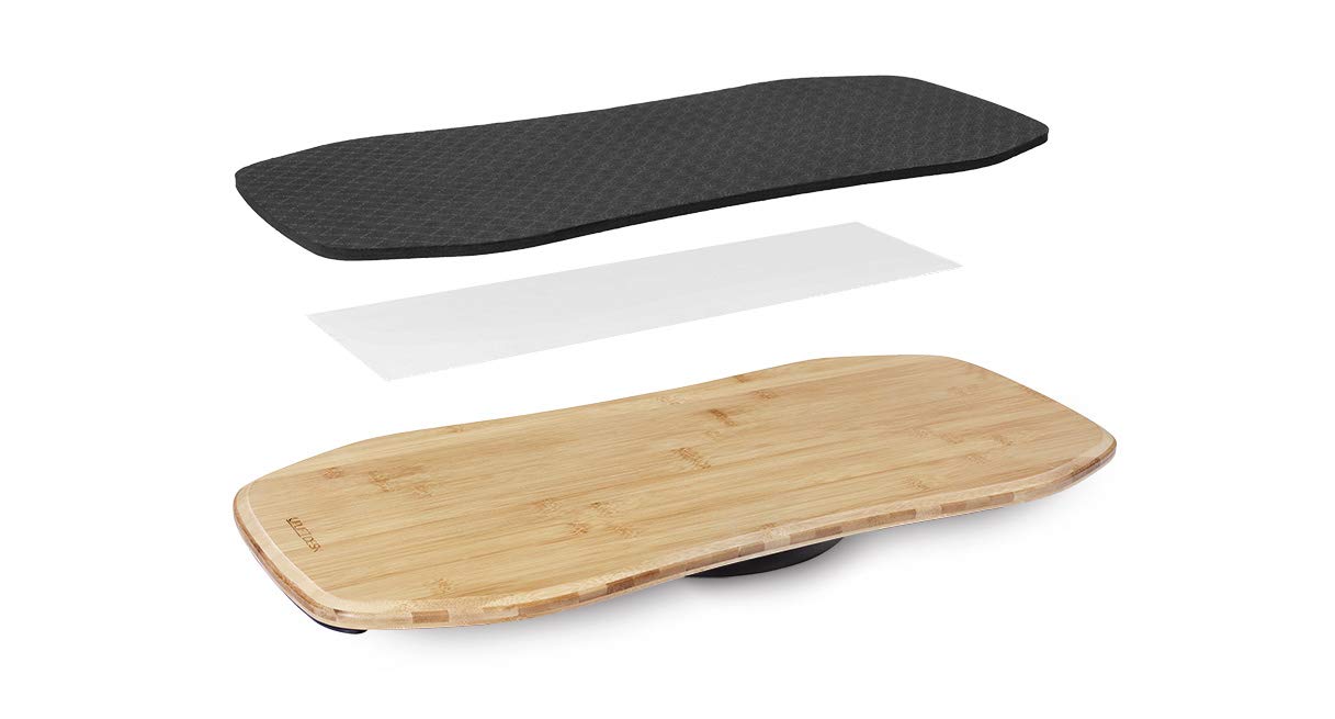 UPLIFT DESK Motion-X Balance Board - 27" Ergonomic Wobble Board for Standing Desks, Anti-Fatigue Support for Core Engagement & Stability