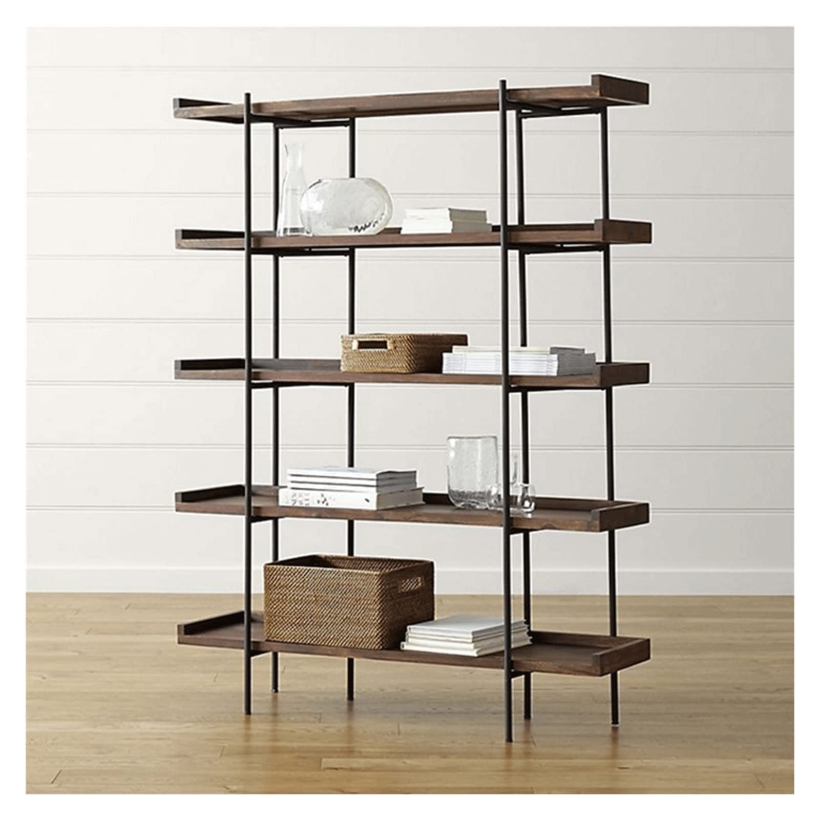 Chicken Bookshelf Indoor Bookshelf Living Room Storage Rack Floor-Mounted Multi-Layer Display Rack Suitable for Living Room Study Office Storage Shelves