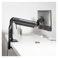 Universal TV Stand, Monitor Mount Bracket Single Monitor Stand Arm Gas Spring Monitor Desk Mount Stand with Dual USB Ports Heavy Monitor Mount for 17"-49" Screen, Hold Up to 39.6lbs Monitor
