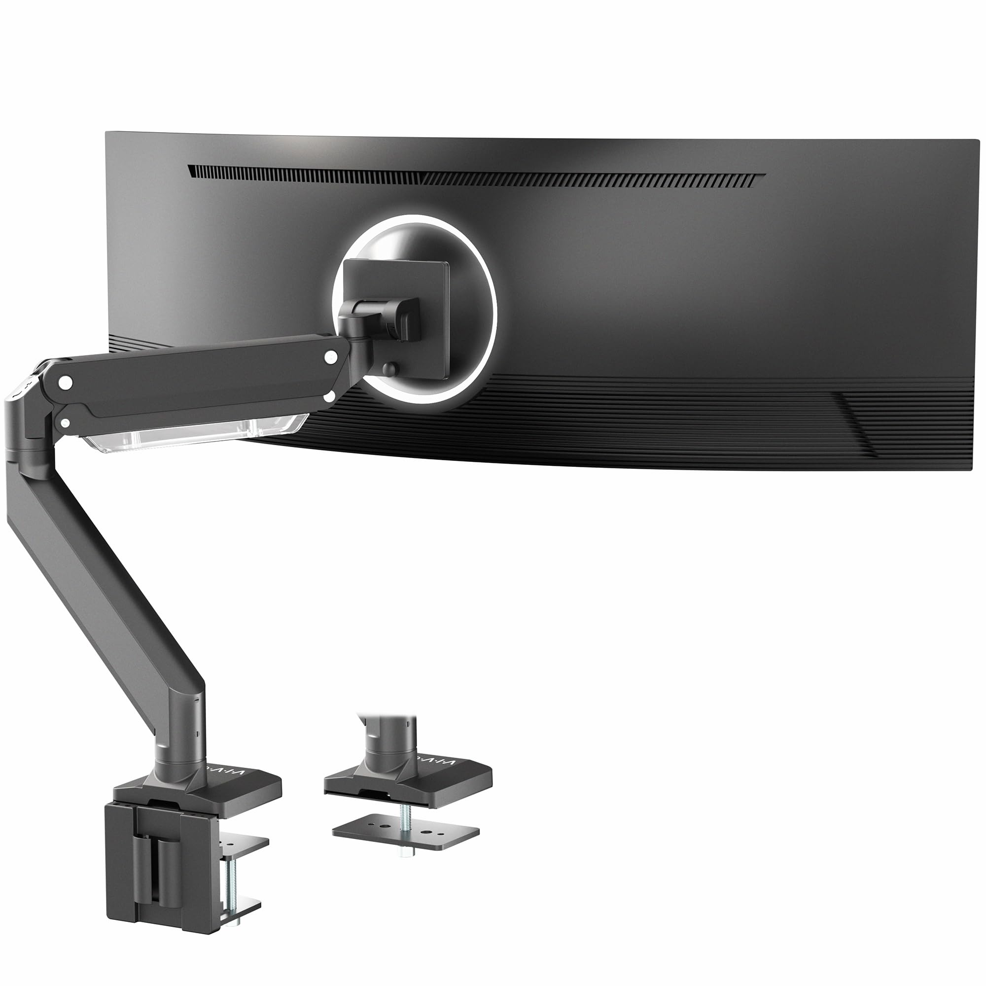 VIVO Heavy-Duty Aluminum Monitor Arm for 49″ Ultrawide Screens