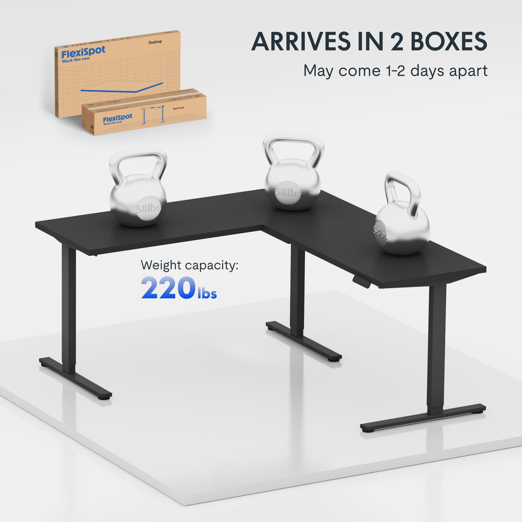 FLEXISPOT L Shaped Standing Corner Desk