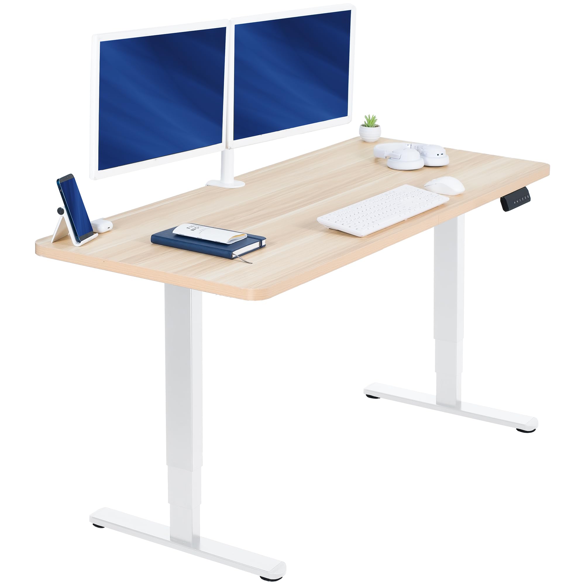 71-Inch Electric Standing Desk with Memory Touch Controller