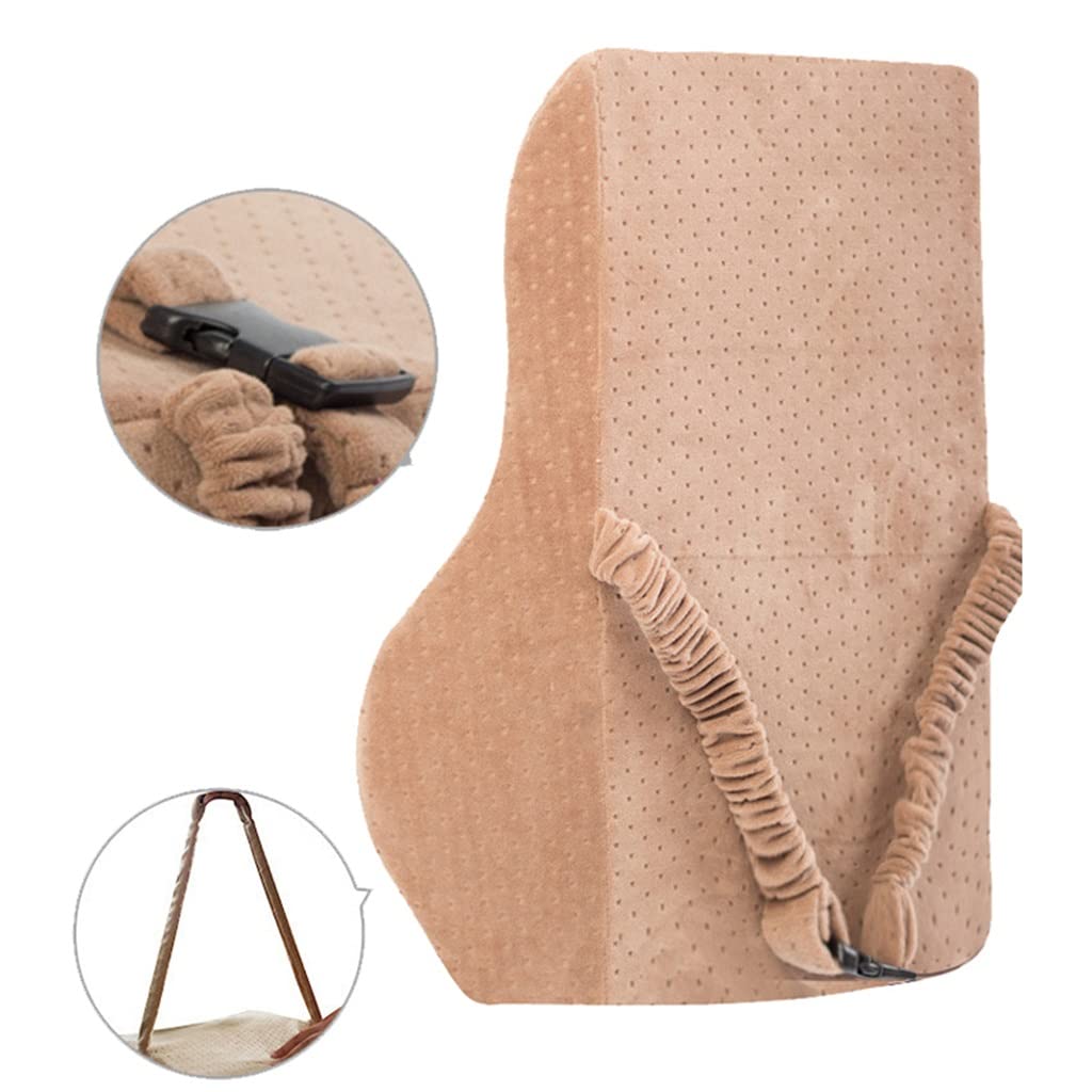 GFHSKRPL Auto Car Lumbar Back Support Waist Cushion Headrest Supply Memory Foam for Office Home Chair Styling Seat