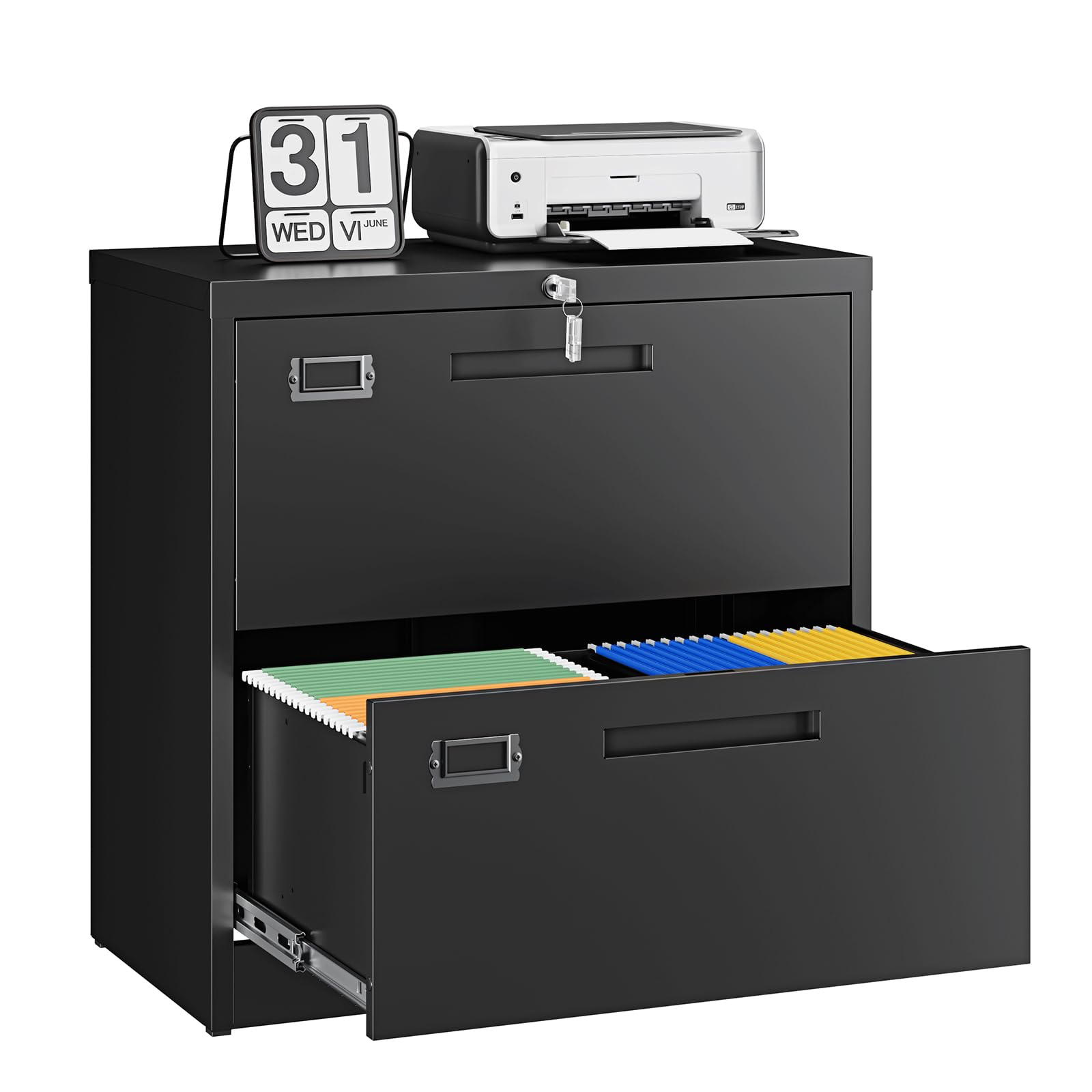 Letaya Metal Lateral File Cabinet with 2–5 Drawers