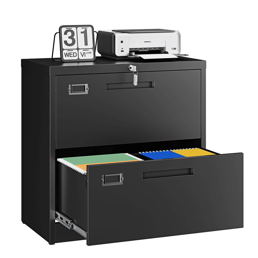 Letaya Metal Lateral File Cabinet with 2–5 Drawers