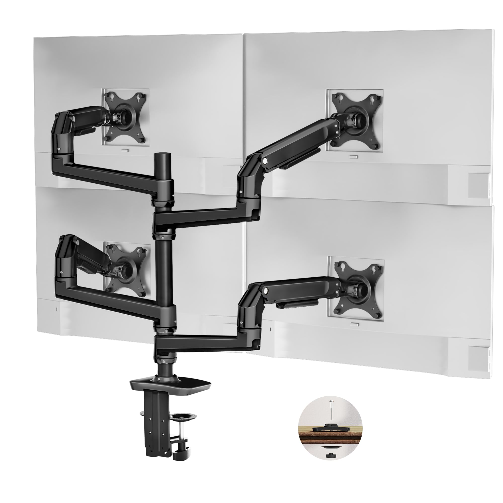 Fully Adjustable Monitor Arm Desk Mount for 13–40″ Screens