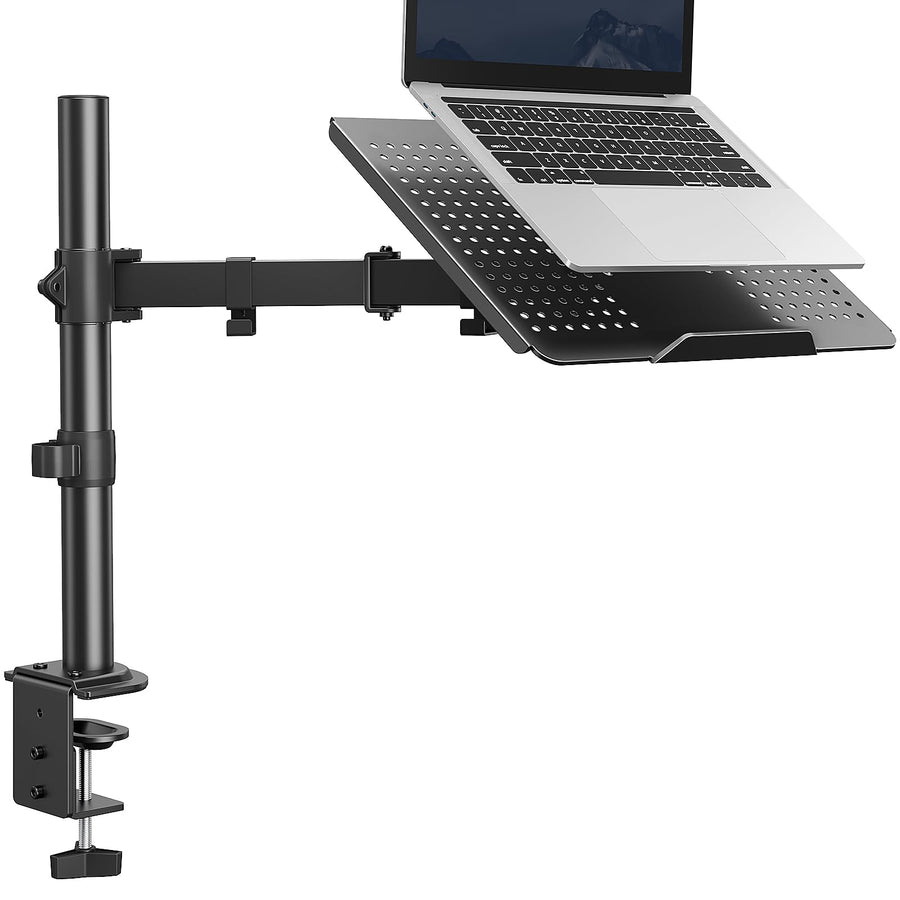 HUANUO Adjustable Laptop Desk Mount with Monitor Arm