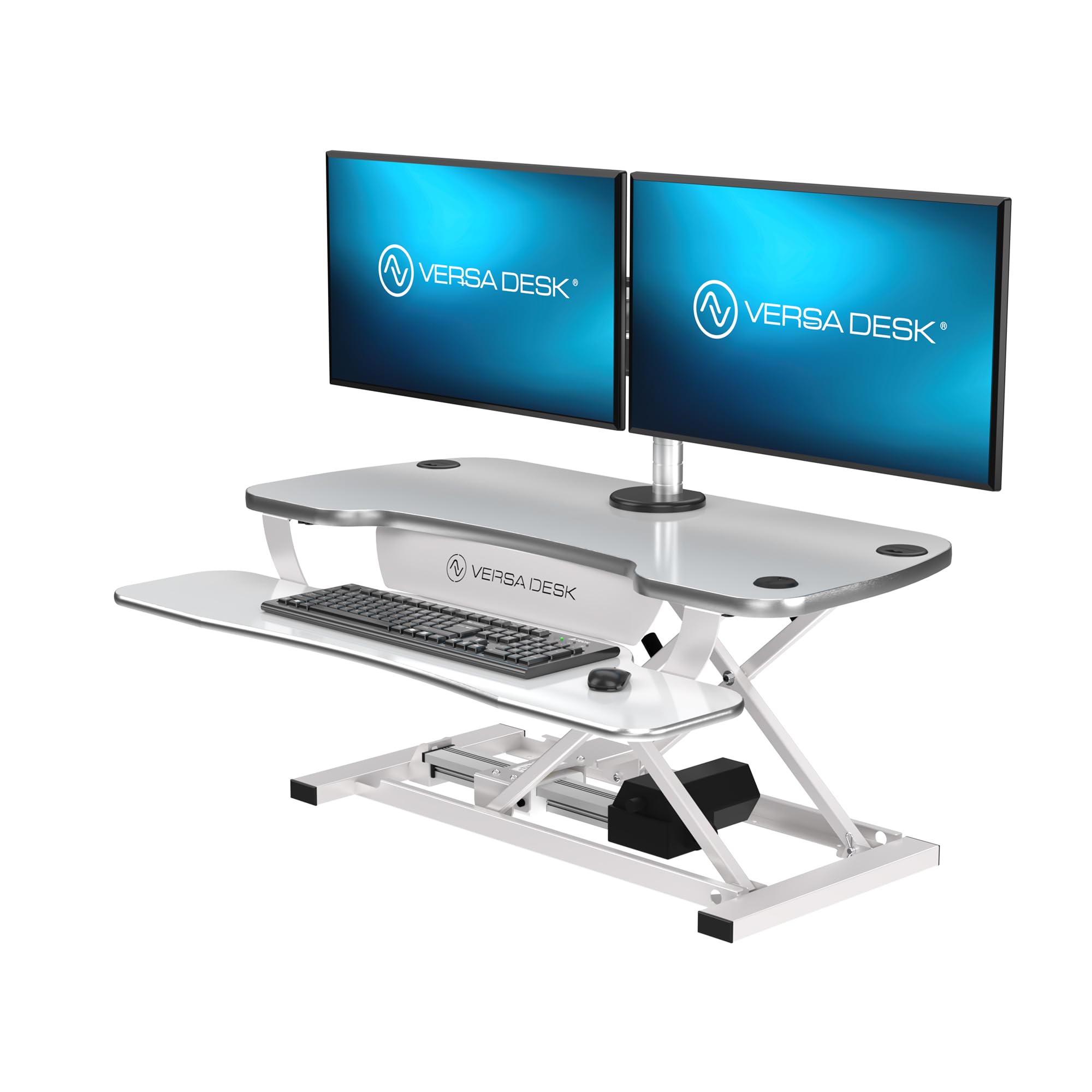 VERSADESK PowerPro Electric Standing Desk Converter with USB