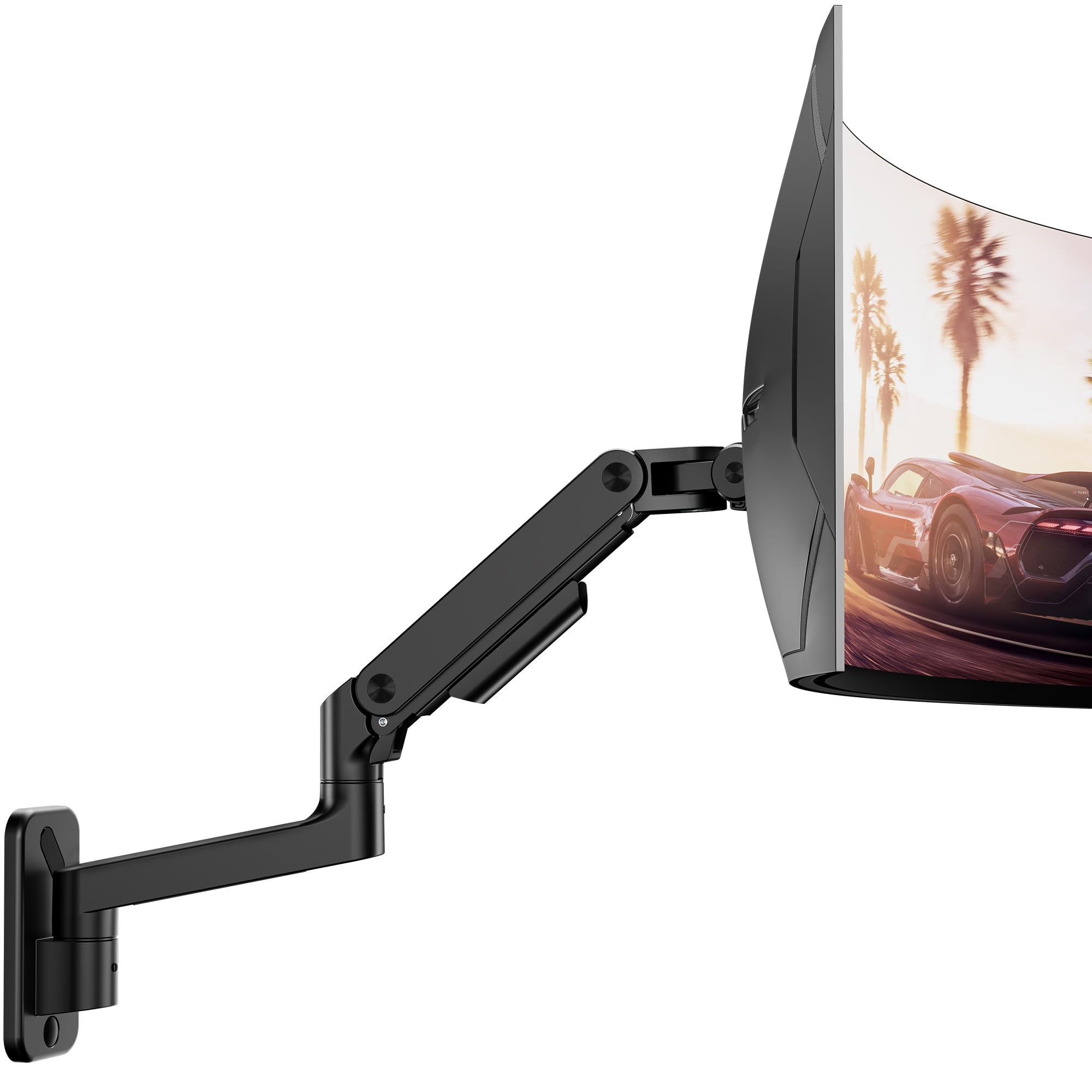 ARES Wing Heavy-Duty Wall Mount Monitor Arm for 17–49″ Screens
