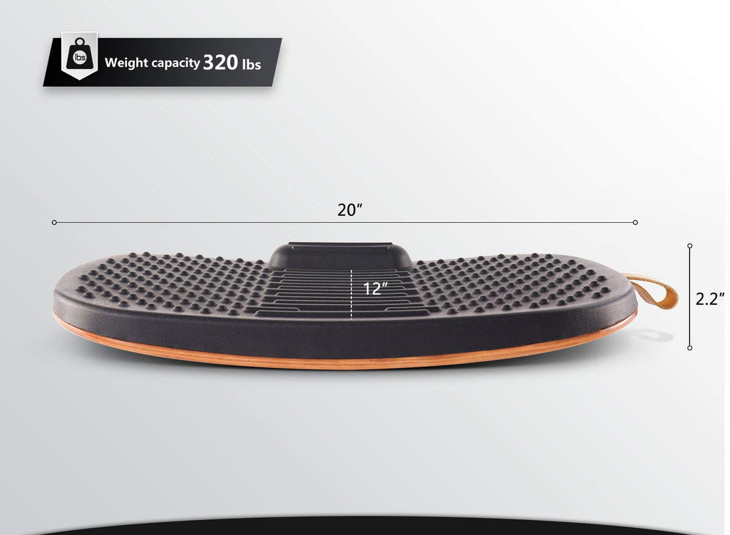 FEZIBO Standing Desk Mat with Anti Fatigue Bar