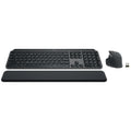 Logitech MX Keys S Combo - Performance Wireless Keyboard and Mouse with Palm Rest, Customizable Illumination, Fast Scrolling, Bluetooth, USB C, for Windows, Linux, Chrome, Mac, Pack of 4