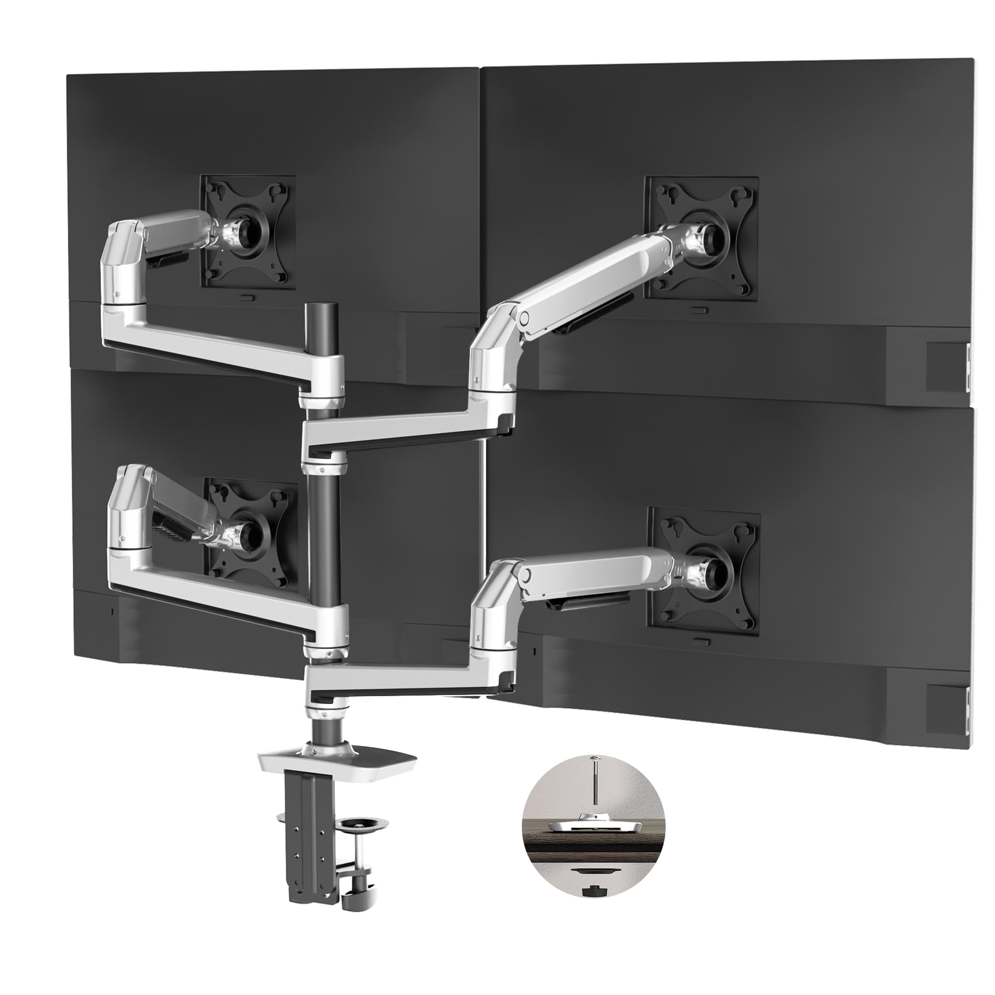 Fully Adjustable Monitor Arm Desk Mount for 13–40″ Screens