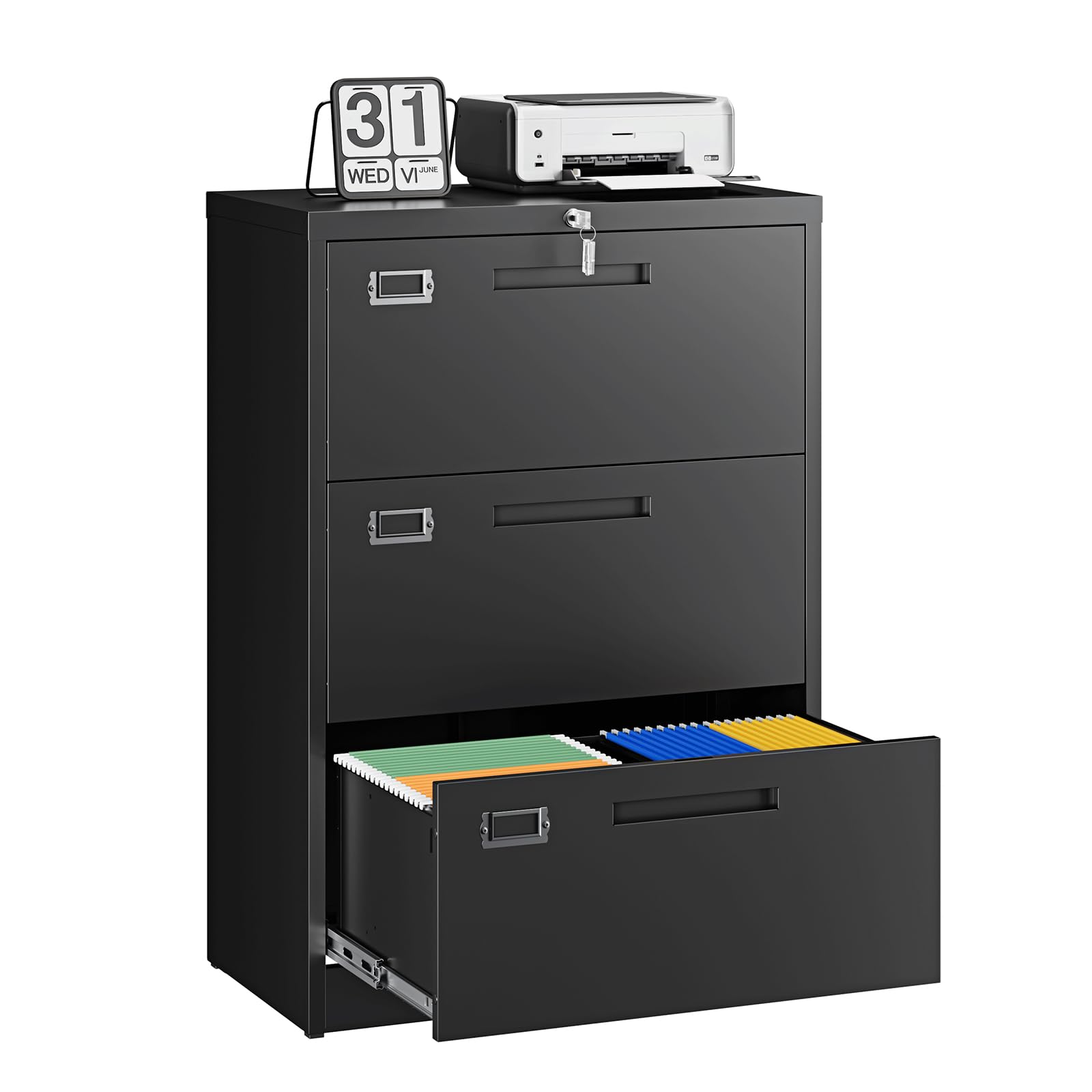 Letaya Metal Lateral File Cabinet with 2–5 Drawers