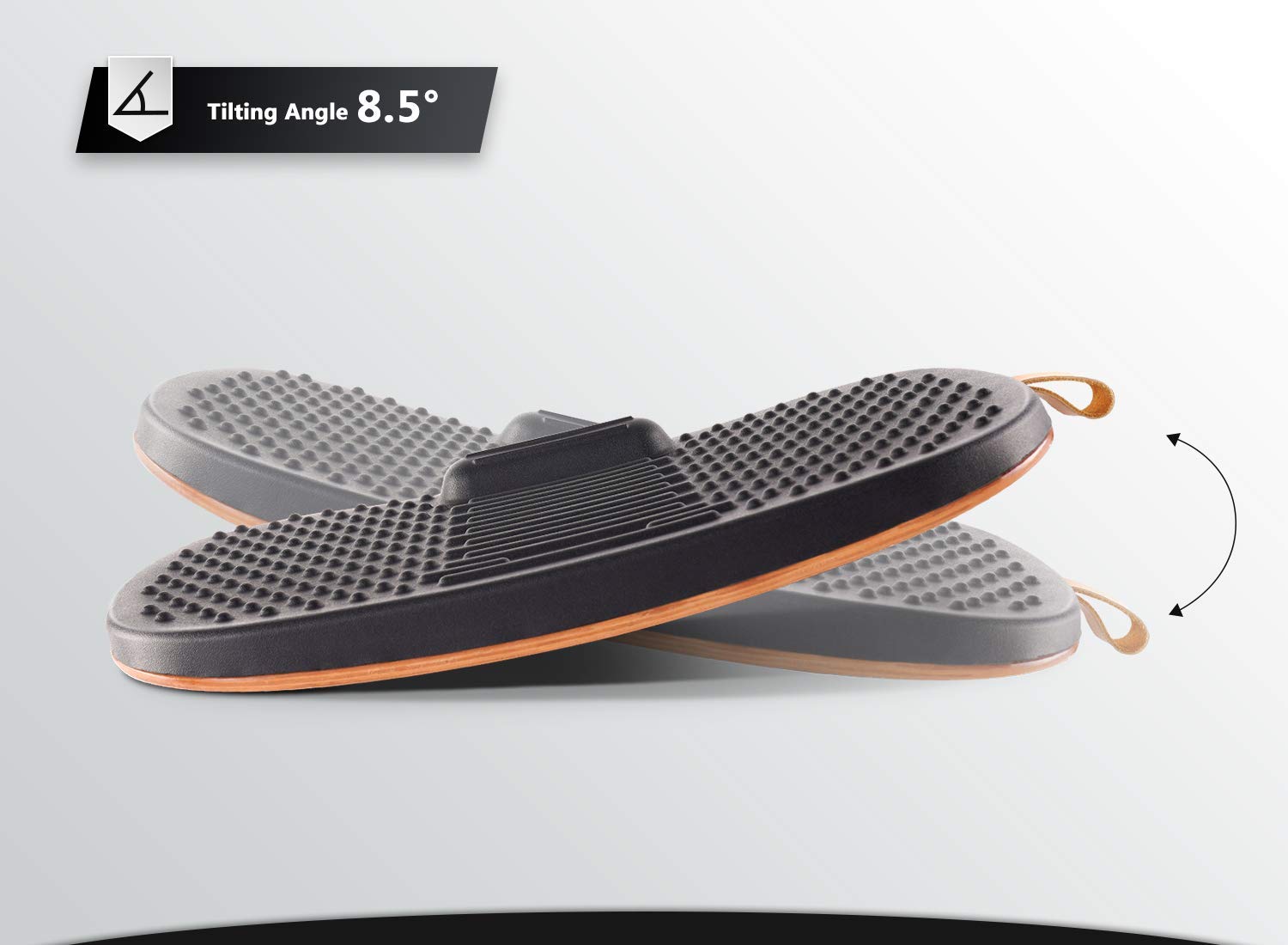 FEZIBO Standing Desk Mat with Anti Fatigue Bar