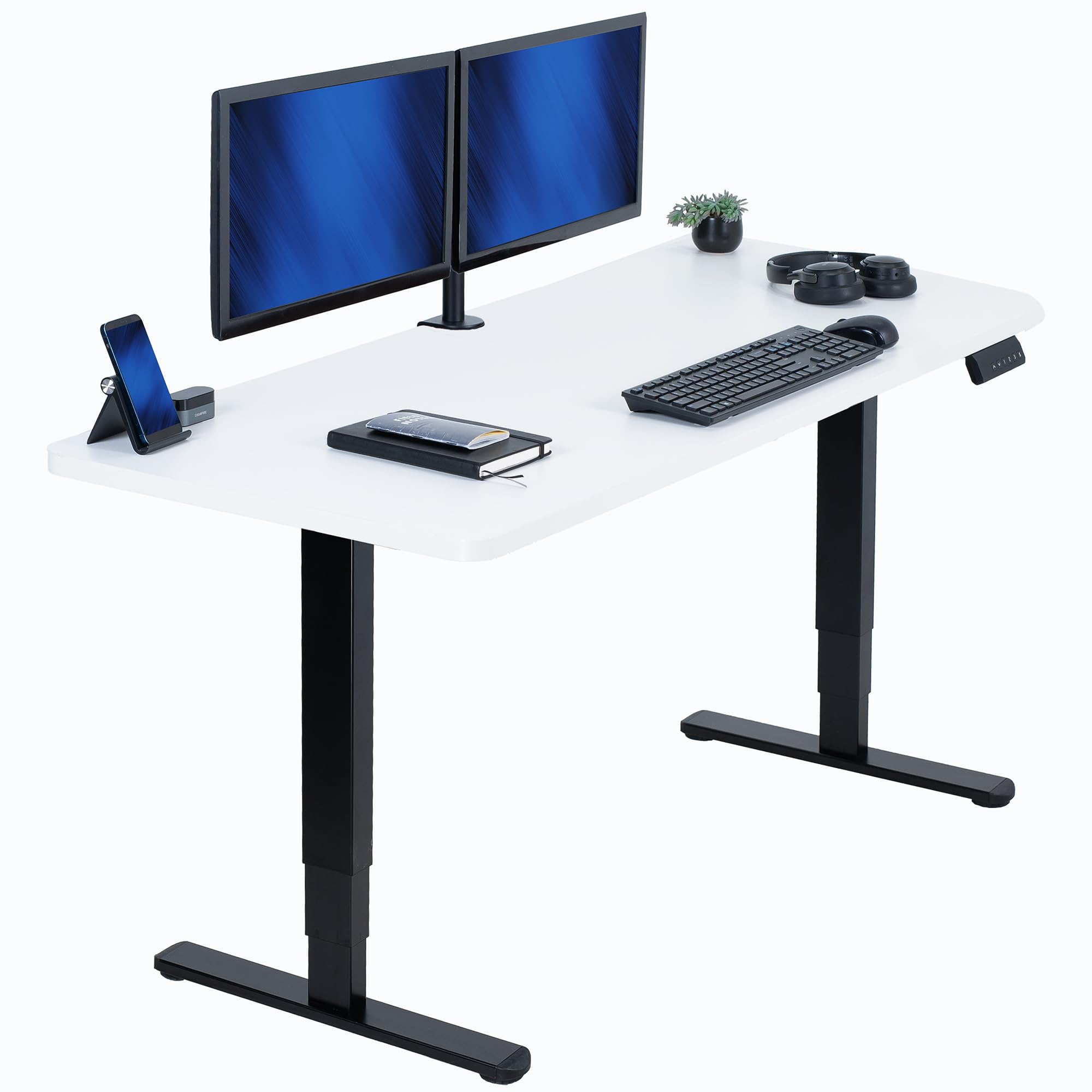 71-Inch Electric Standing Desk with Memory Touch Controller