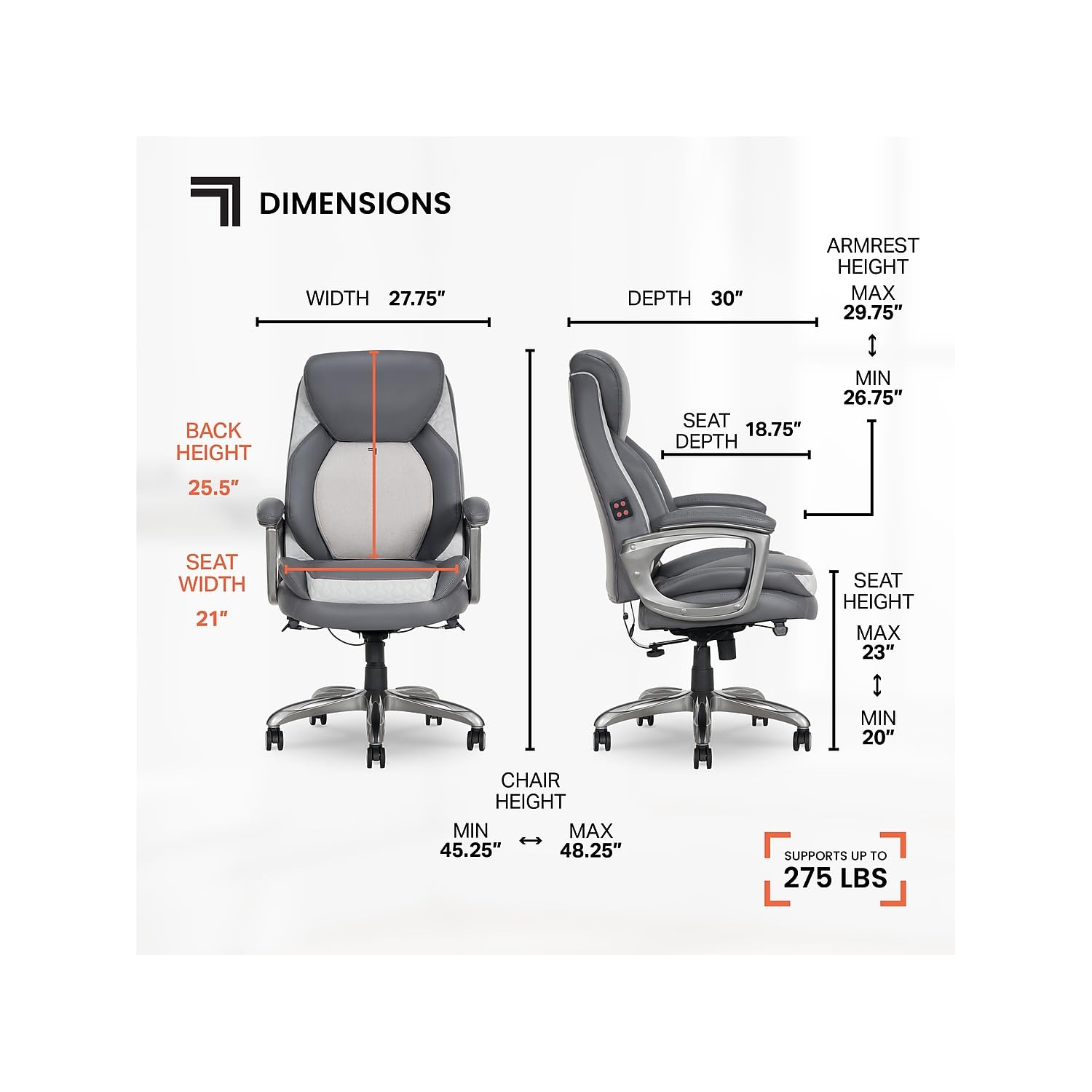 LS LIVING STYLE Sharper Image S600 Chairs (Parent)