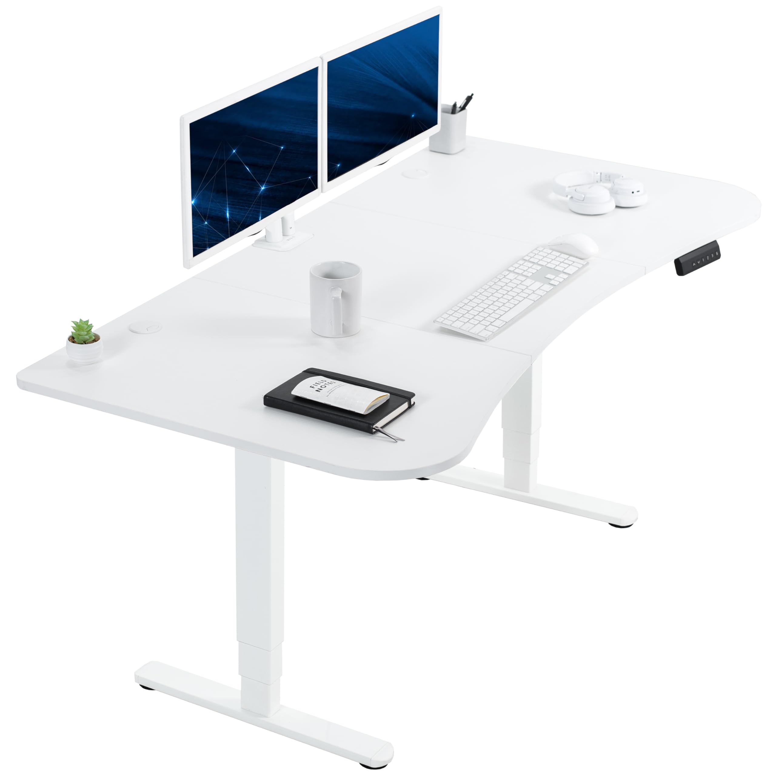 71-Inch Electric Standing Desk with Memory Touch Controller