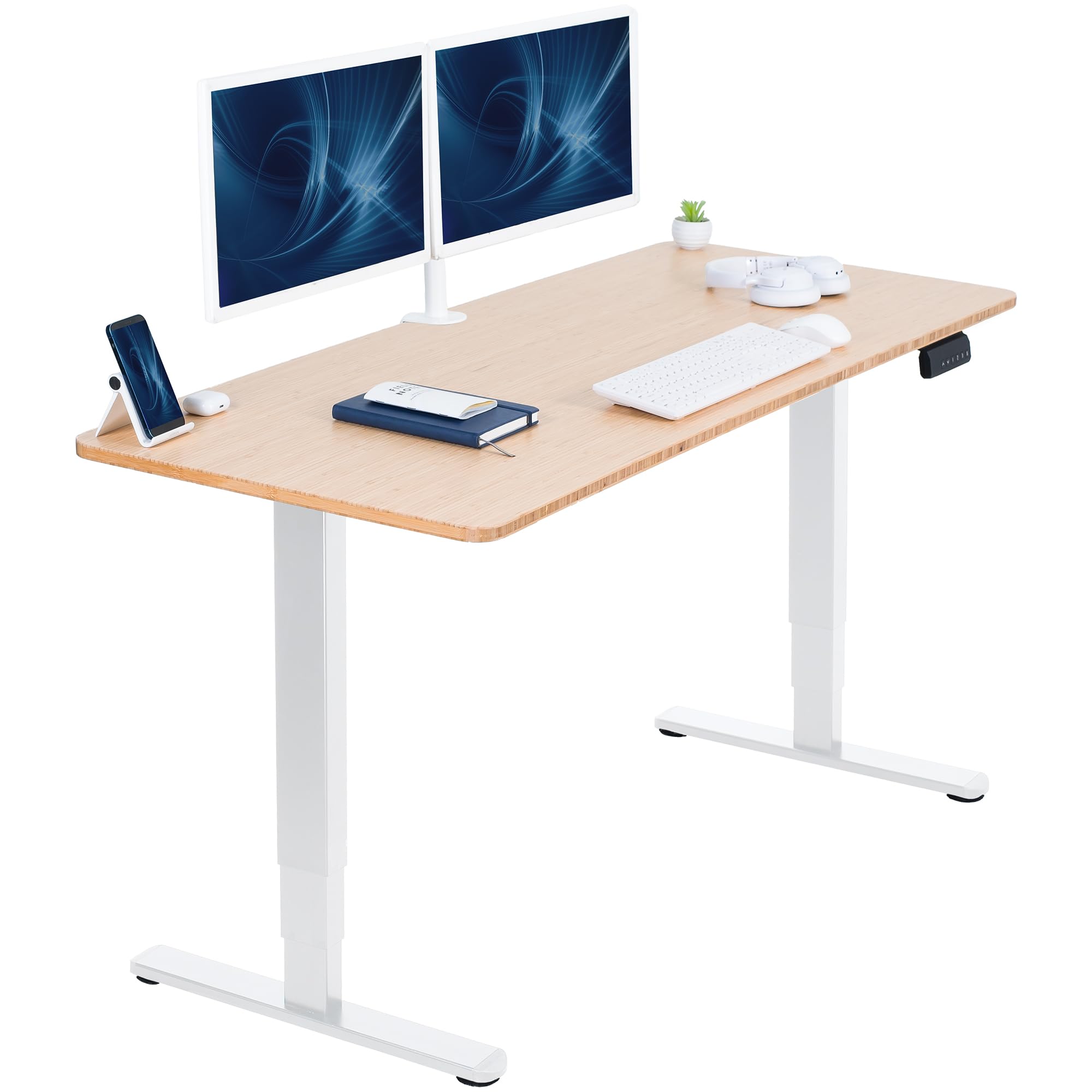 71-Inch Electric Standing Desk with Memory Touch Controller