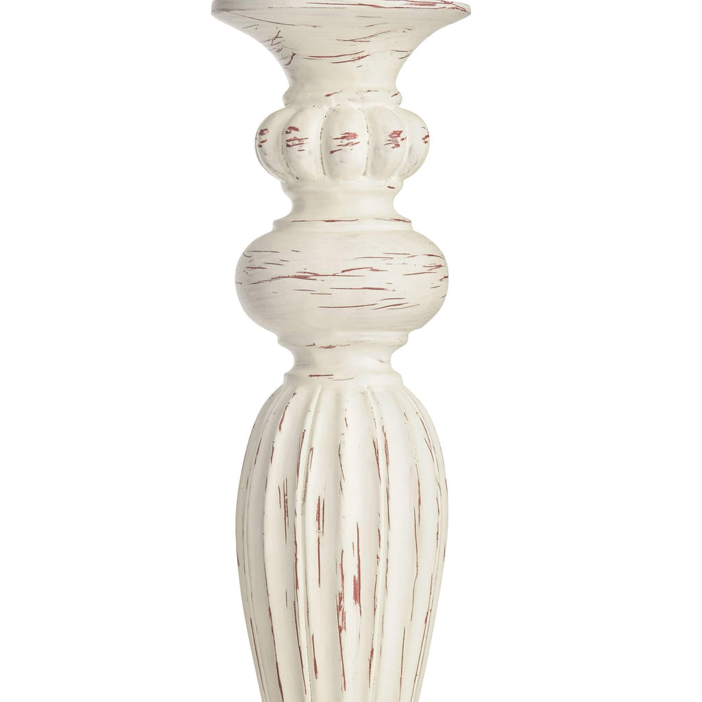 360 Lighting 60" Tall Scallop Shade Antique White Traditional Floor Lamp