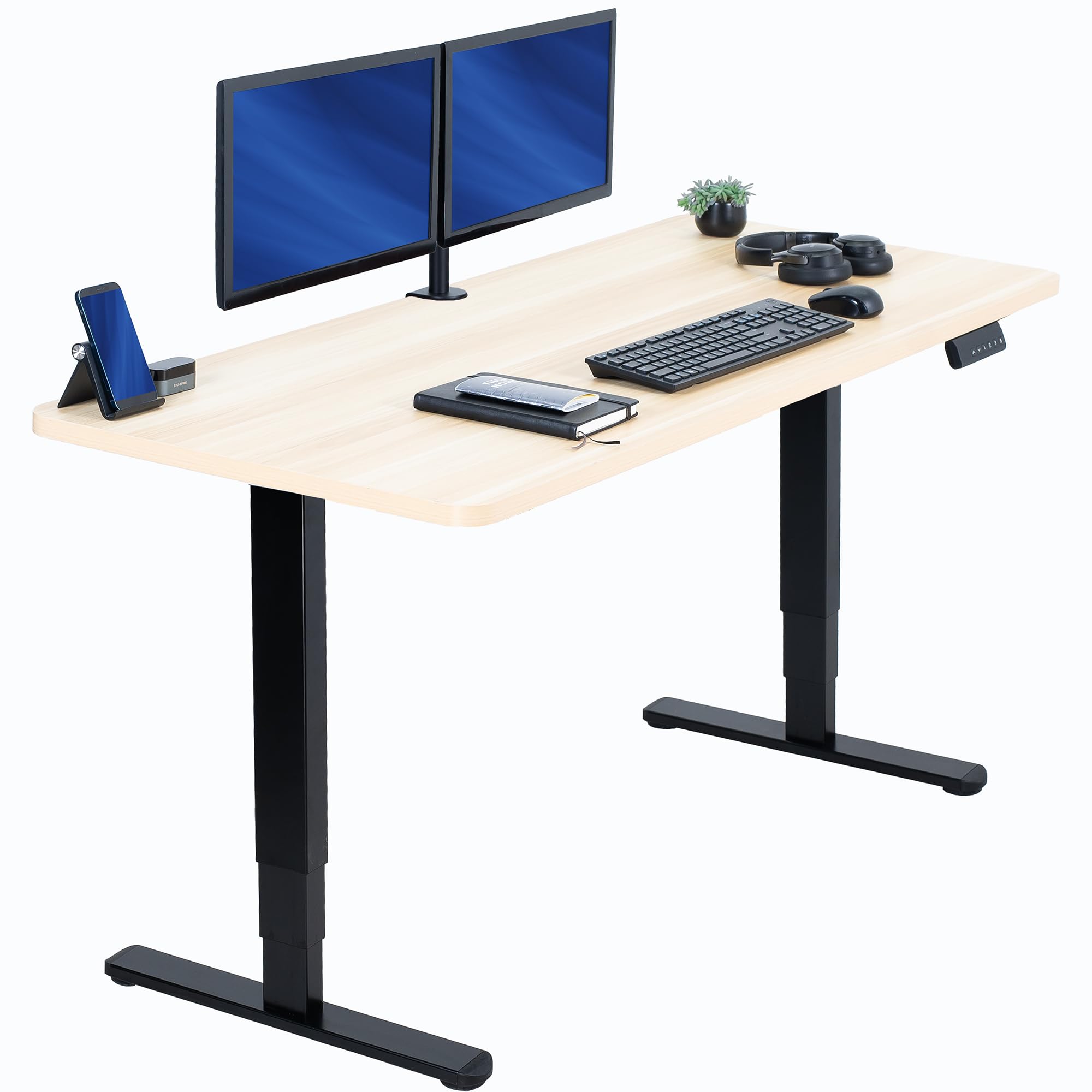 71-Inch Electric Standing Desk with Memory Touch Controller