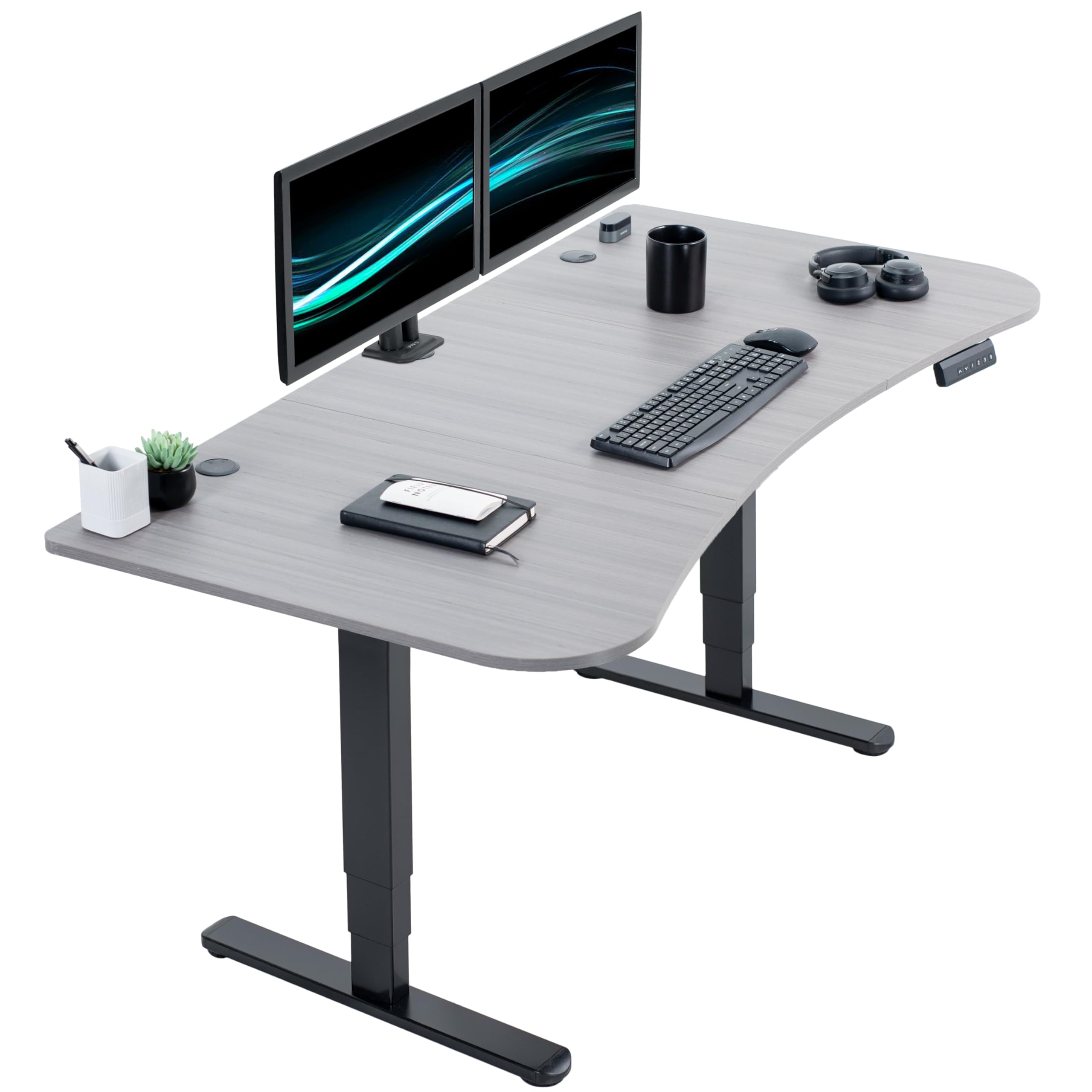 71-Inch Electric Standing Desk with Memory Touch Controller