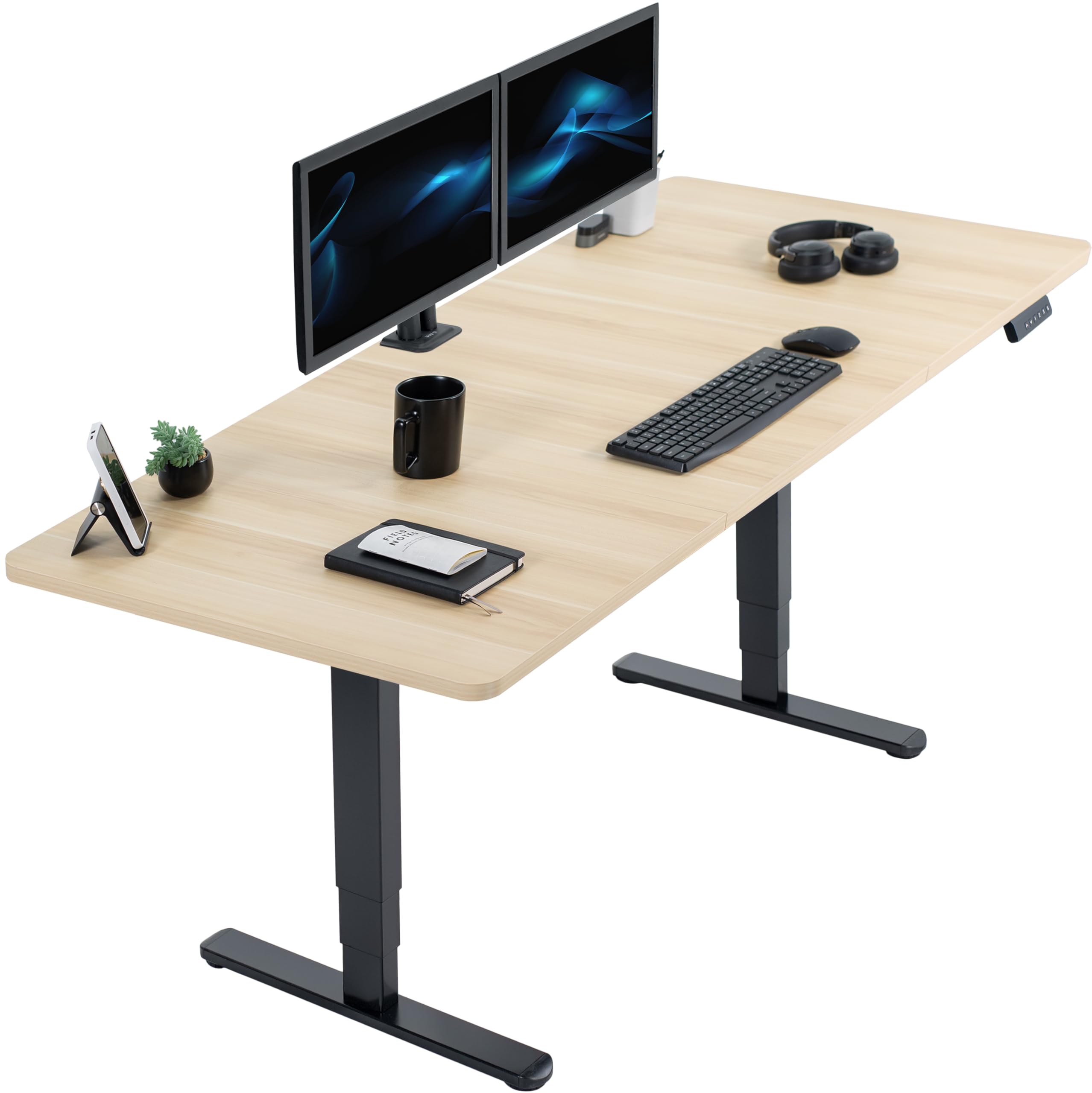 71-Inch Electric Standing Desk with Memory Touch Controller