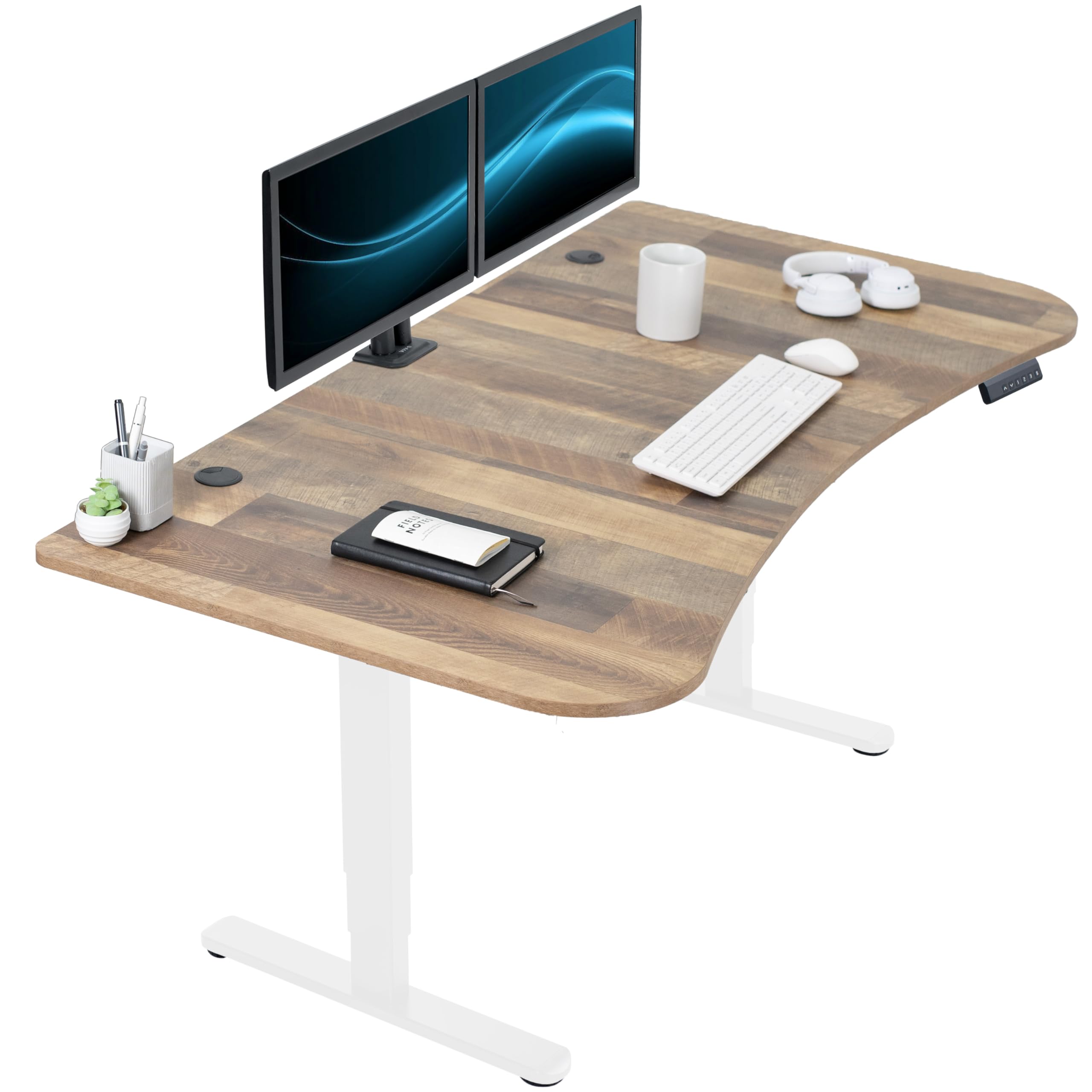 71-Inch Electric Standing Desk with Memory Touch Controller