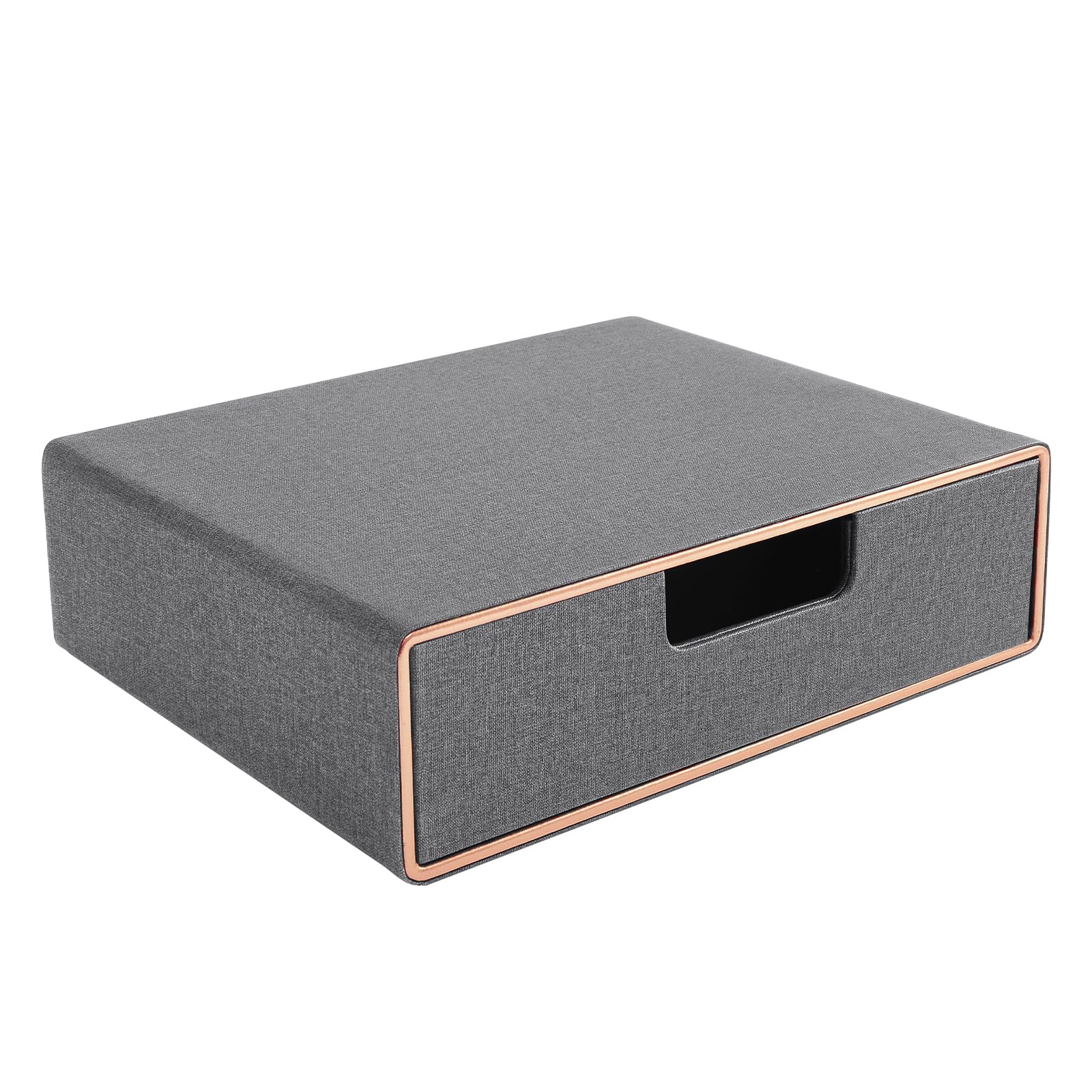 RHCSZ Leather 3-Drawer A4 Desktop File Organizer