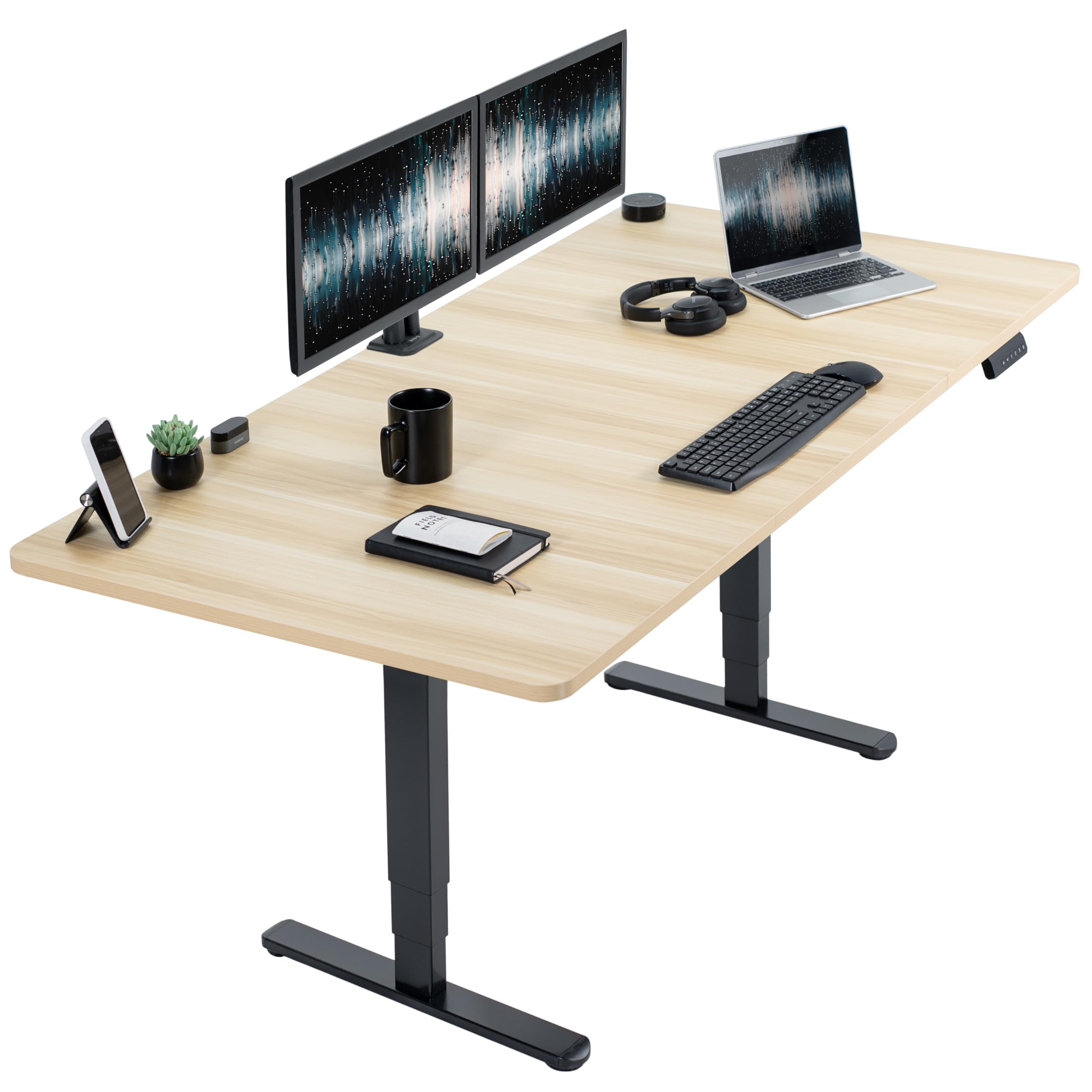71-Inch Electric Standing Desk with Memory Touch Controller