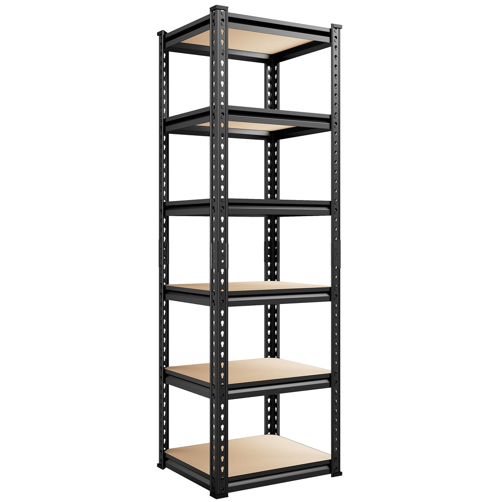 REIBII Storage Shelves with Wood Board