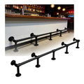 Commercial Grade Bar Foot Rail, Black Pipe Foot Rest for Cafe Pub Home Bar