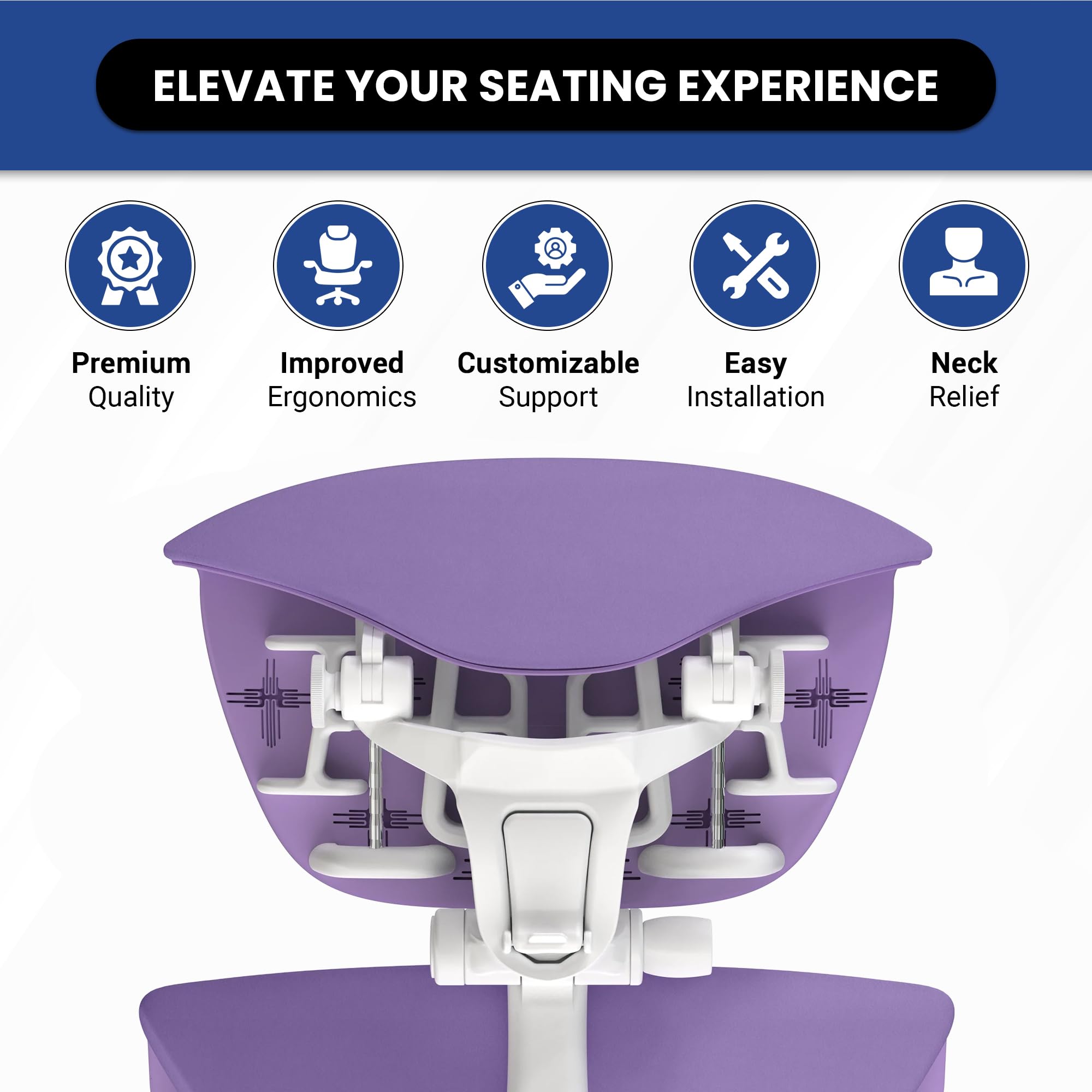 OFFICE LOGIX SHOP Embody Headrest Compatible with Herman Miller Embody Chair