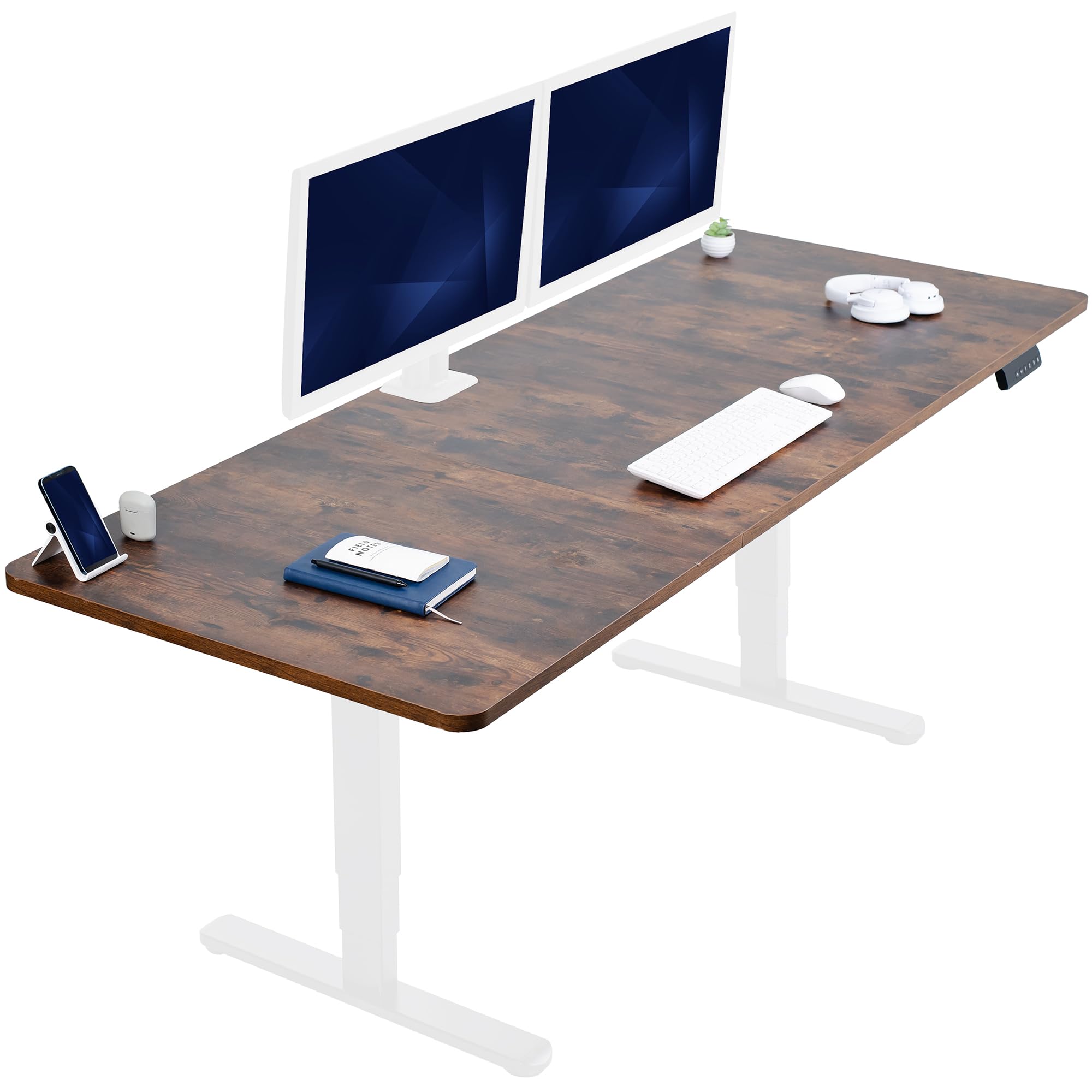71-Inch Electric Standing Desk with Memory Touch Controller