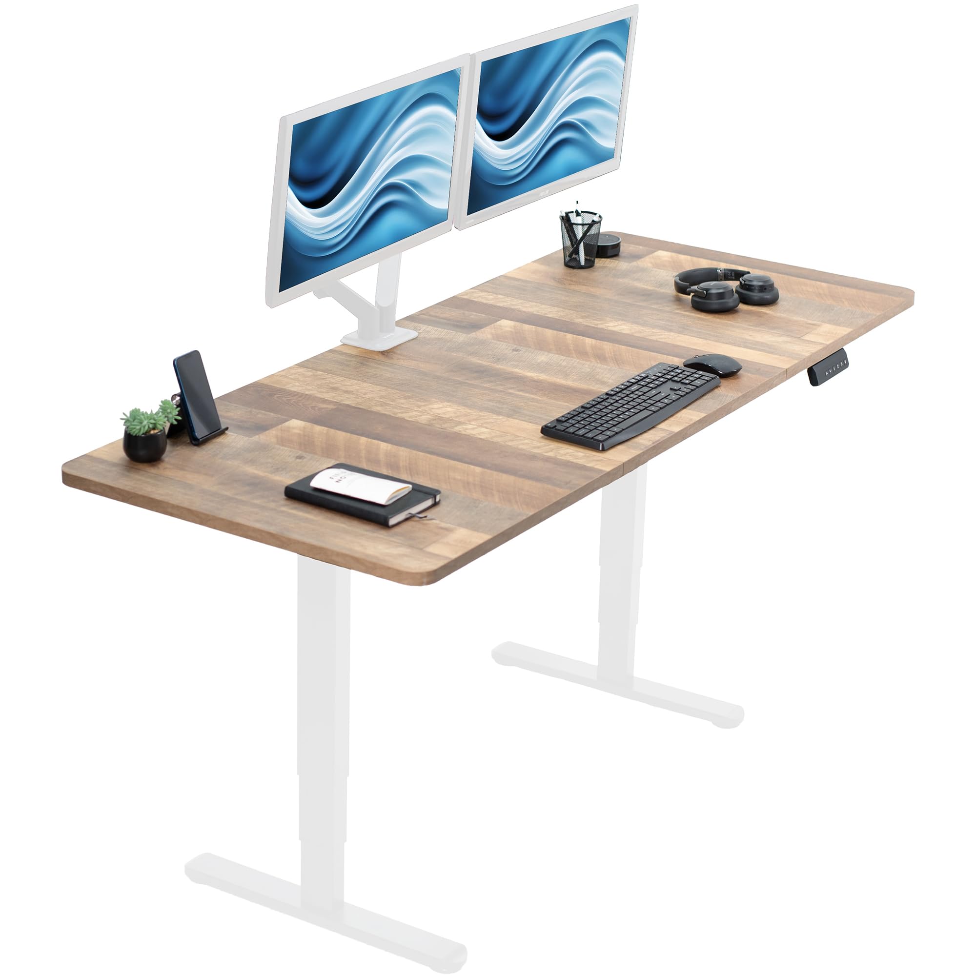 71-Inch Electric Standing Desk with Memory Touch Controller