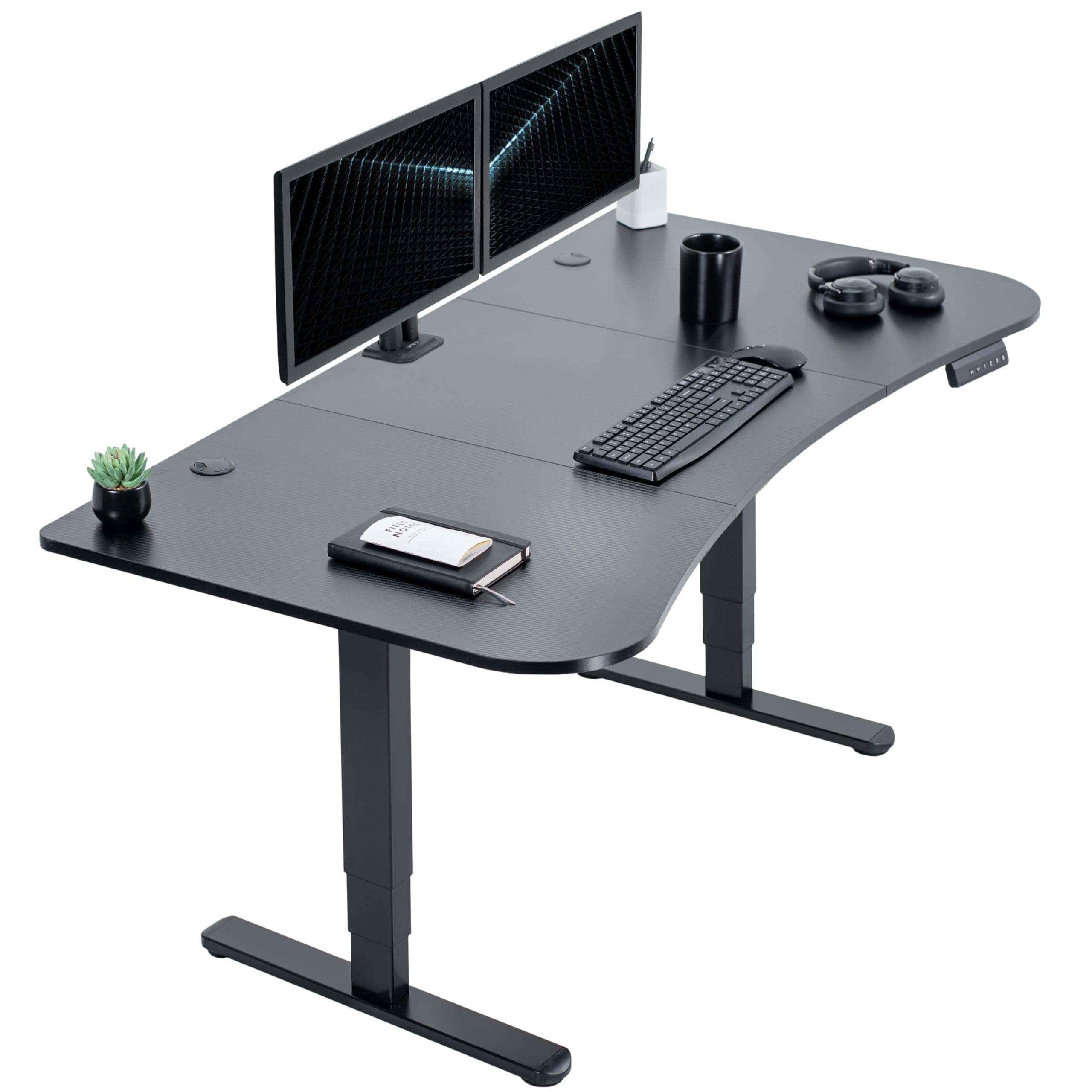 71-Inch Electric Standing Desk with Memory Touch Controller